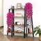 2 PCS Artificial Hanging Flowers – Long Vine Morning Glory & Eucalyptus, UV-Resistant Faux Greenery for Indoor & Outdoor Patio, Porch, Garden, Spring/Summer Decor, Light Purple